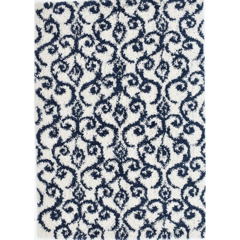 Caralina Performance Floral Indoor Rug, Rectangle 8'3" x 10'