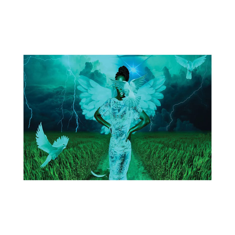 Angel Of The Storm by Yvonne Coleman Burney - Wrapped Canvas Gallery-Wrapped Canvas Giclée