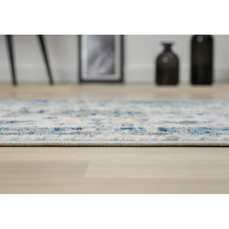 Helena beige Rug, Rectangle 80 x 150cm