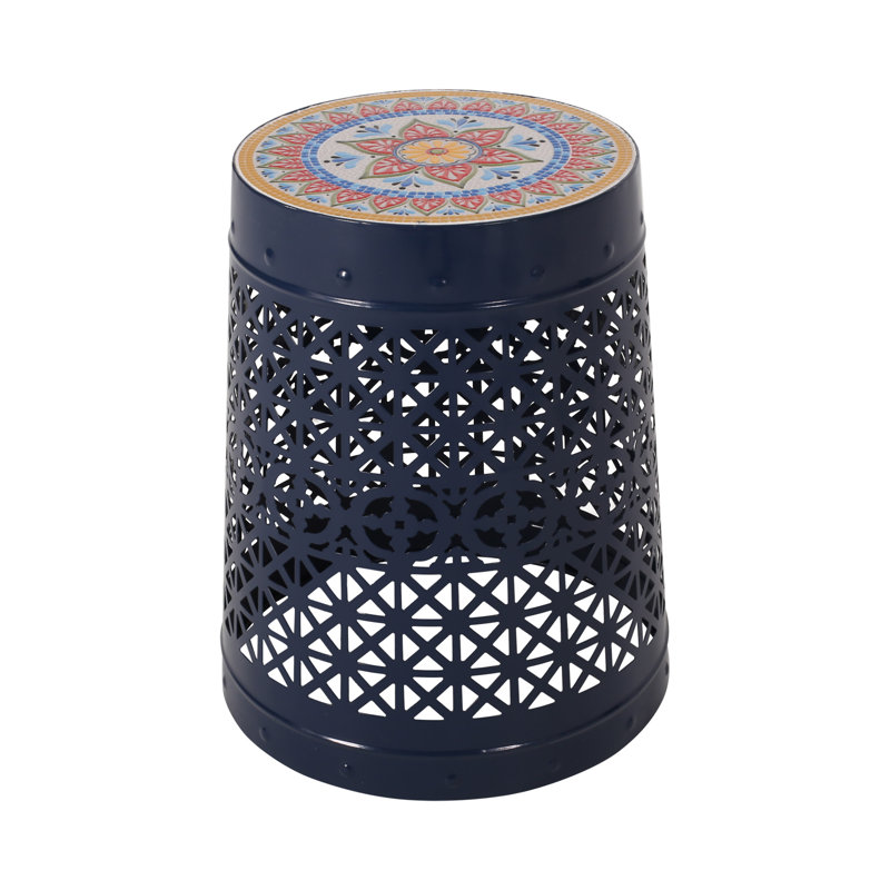 Cranbrook Side Table （Only Include Table), Dark Blue