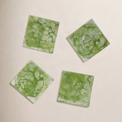 Square Resin Coaster Set