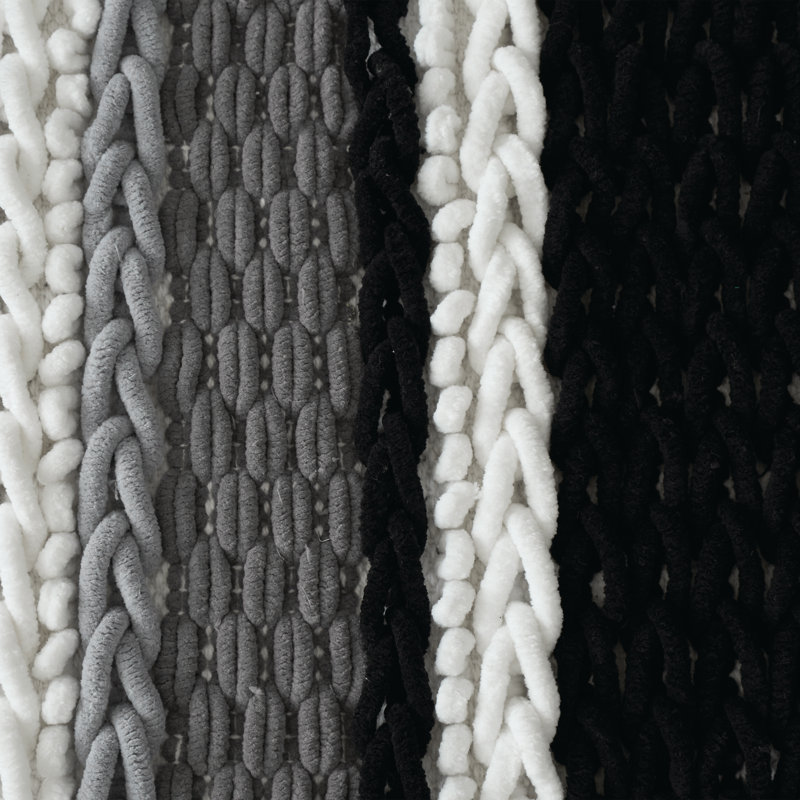 Textured Stripe Bath Mat