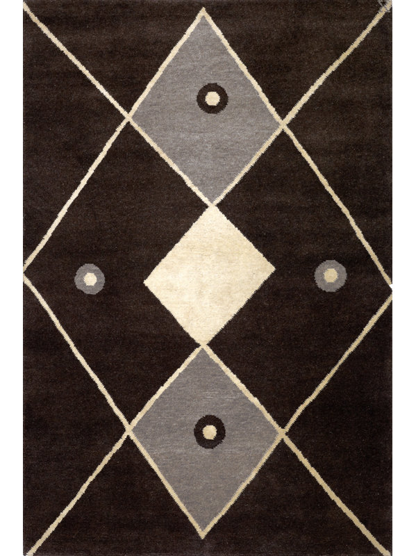 Mesa Wool Southwestern Area Rug, Rectangle 4' x 6'