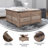 Modern Farmhouse Coffee Table with Hinged Lift Top and Storage-2124356447-2124356446