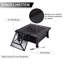 Labonte Square Steel Charcoal Smokeless Fire Pit