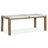 Rectangular Dining Table With 2 Benches-1922617807
