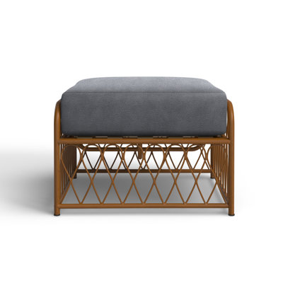 Cane Outdoor Ottoman