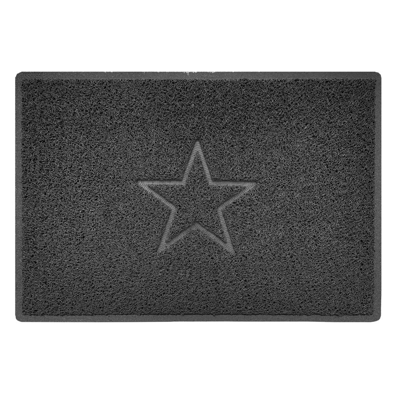 Non-Slip Geometric Doormat, 60cm W x 90cm L