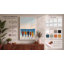 Figures by the Water Minimalist - Wrapped Canvas-438669783-438669777