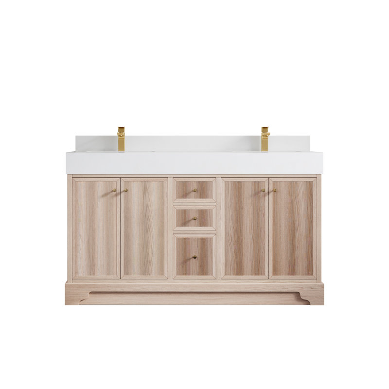 Ensemble de meuble-lavabo double 60 po
