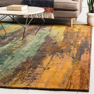 Rizer Washable Abstract Indoor Rug