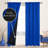 Deconovo 100 Percent Blackout with Liner Rod Pocket Curtain Panel Pair-75196907-75196903