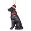Black Lab Dog Holiday Ornament