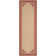 Tapis beige / terre cuite Deco