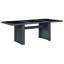 Promfret Rectangular Metal Outdoor Dining Table , 200cm W 100cm D-341913997
