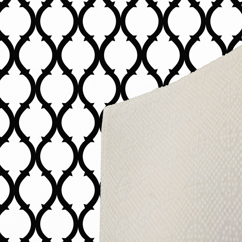 Stylish Hall Carpet (3.3 x 6.6 ft), 100% Polyester, 0.3 in Pile Height | Antibacterial, Non-Slip PVC Felt Dot Underside | Machine Washable, 3D Digital Print, Durable & Easy to Clean | Perfect for Entryway & Living Areas