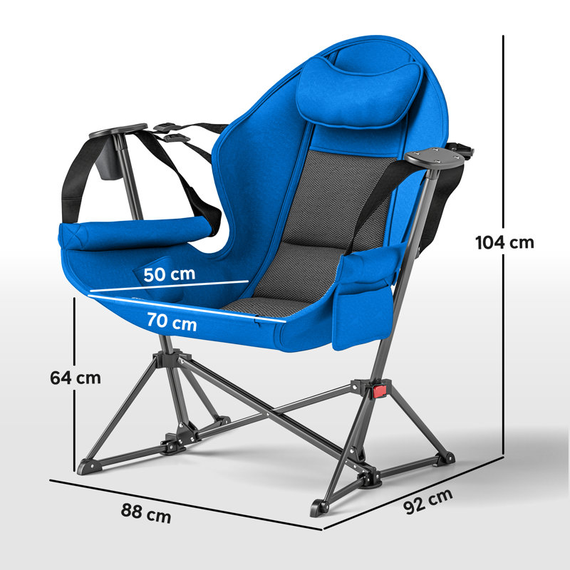 Folding Camping Chair, Blue
