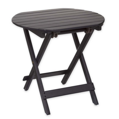 Pedri Folding Wooden Adirondack Style Side Table