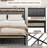 Modern Metal Platform Bed Frame With Upholstered Storage Function Headboard And USB LINER-1792534116