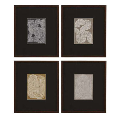 Neutral Strokes IV, reproduction encadrée
