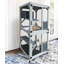 Solid Wood Cat Cage Shelter With 4 Layer Activity Space & Resting House