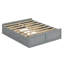 Structure de lit plateforme avec tiroirs