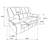 Elodie Red 2-Piece Reclining Sofa Set