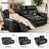 Black Faux Leather