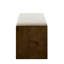 Banc d'appoint de 47 po avec étagère à chaussures inférieure, banc de siège rembourré, banc de bout de lit compact moderne avec rangement-487863693