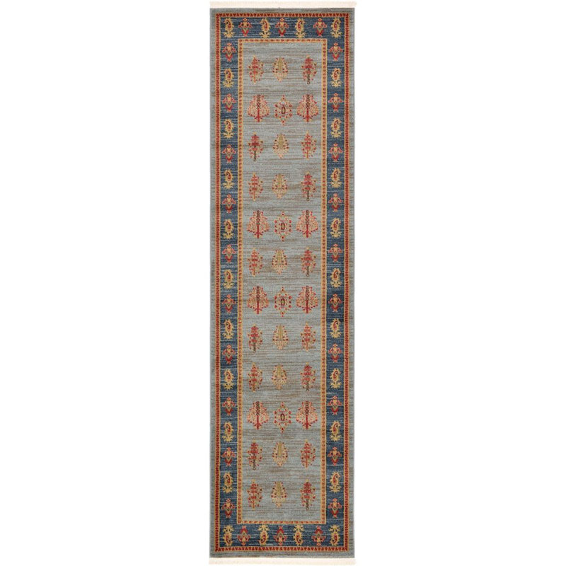 Tapis multicolore Jaeden Southwestern, Tapis de couloir 2 pi 7 po x 10 pi