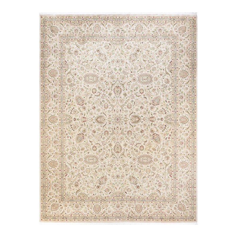 Classic One-of-a-Kind 9' 3" X 12' 4" Hand Knotted Area Rug