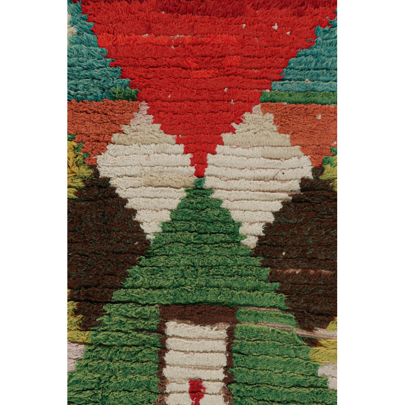 Hand Knotted Wool Area Rug