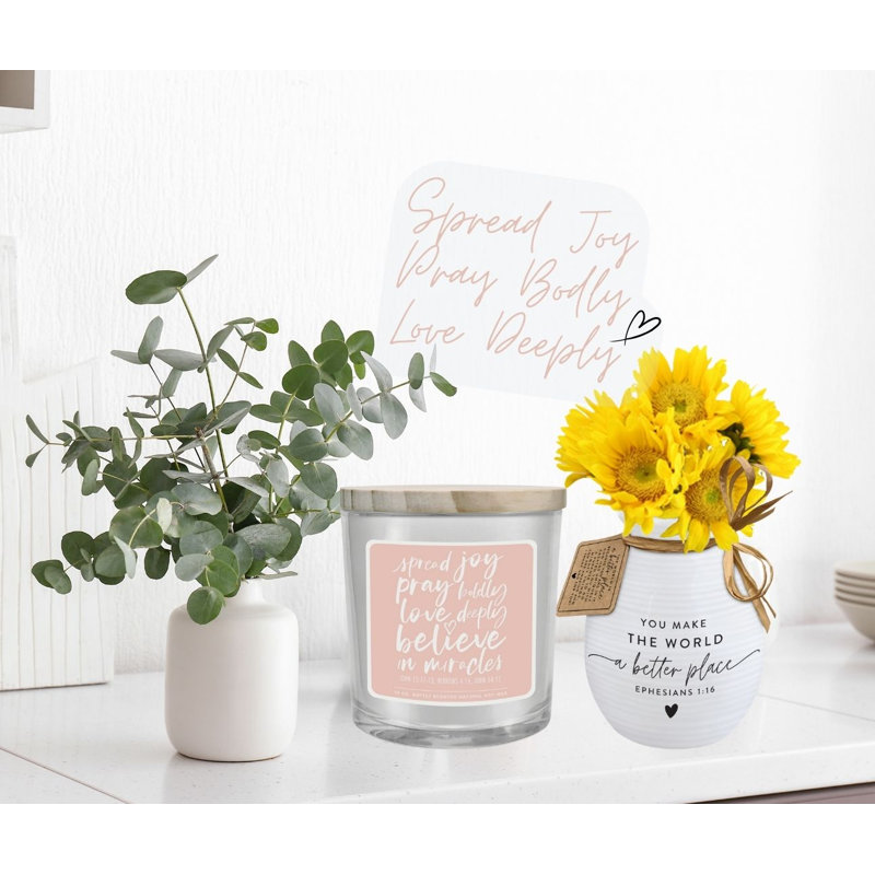 Fresh Jar Candle with Glass Holder