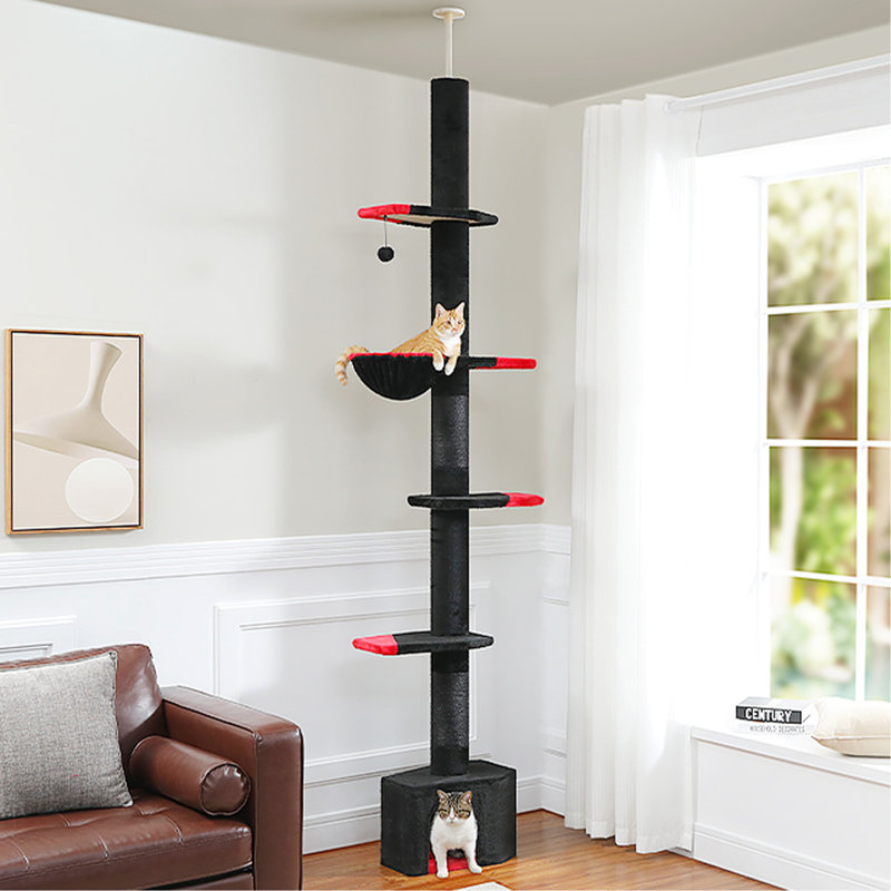 Tour pour chat réglable à 5 niveaux Cactus