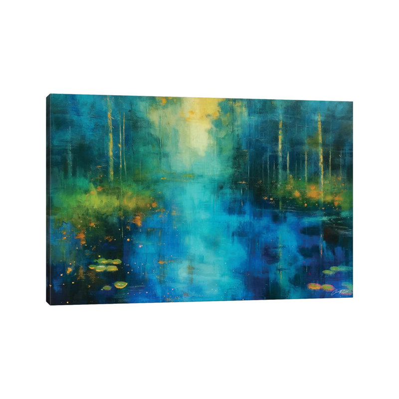 Symphonie en bleu - impression d'art mural