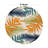 Parksley Palm Frond Indoor/Outdoor Area Rug Ivory/Orange/Navy-110742446