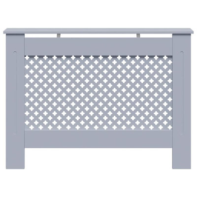 Housse de radiateur en panneau de fibres à densité moyenne anthracite 44,1 x 7,5 x 32,1 po