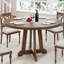 Dining Table with Wood Base
