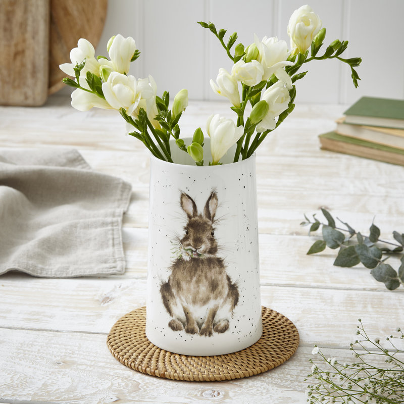 Classic Wrendale Designs  - Vase (Rabbit)