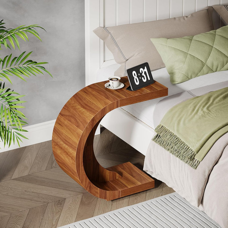 Tribesigns Side Table, Brown
