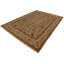 Tapis brun clair en laine noué à la main 7 pi 11 po x 11 pi 10 po Abbigail Southwestern