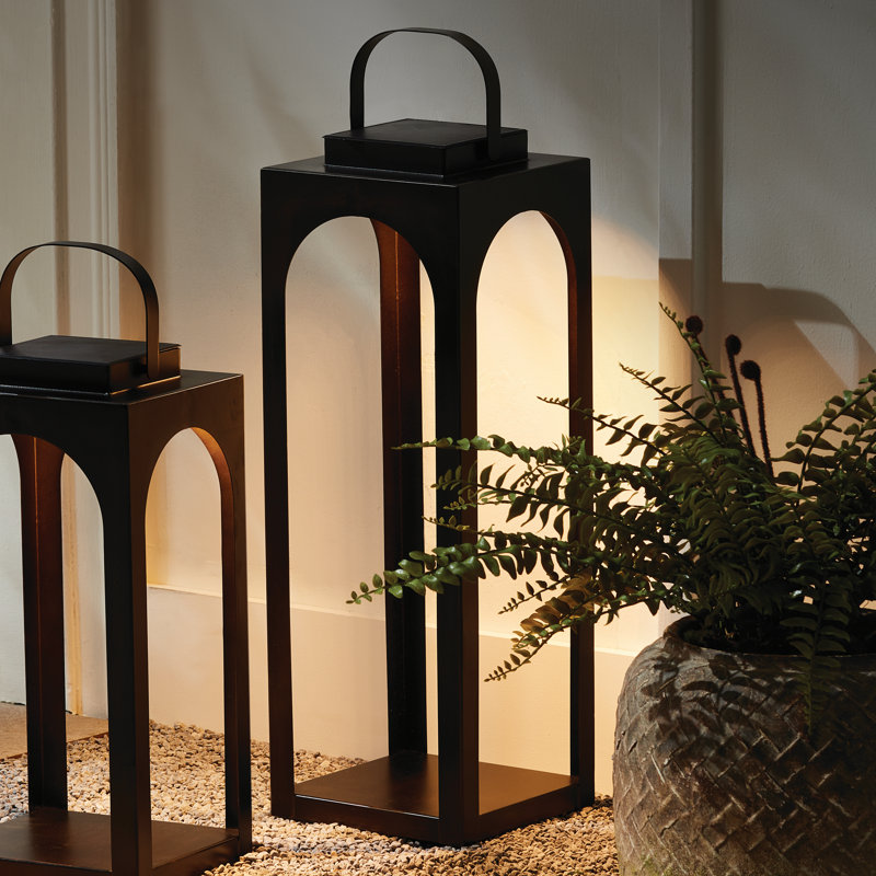 BROOKS SOLAR LED LANTERN 24", 24", Bronze