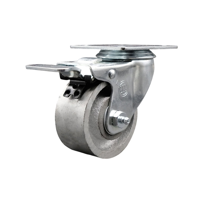 Plateau de roulettes pivotant 3 pouces