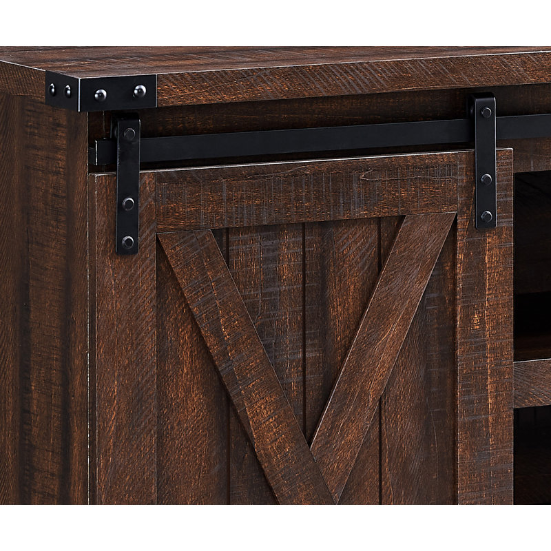 Britny Unfinished TV Stand for TVs up to 65", Espresso