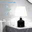 Lampe de table rechargeable sans fil avec batterie 5000 mah, lampe de chevet à DEL à intensité variable 3 couleurs, lampe de bureau moderne portative pour un usage domestique et extérieur