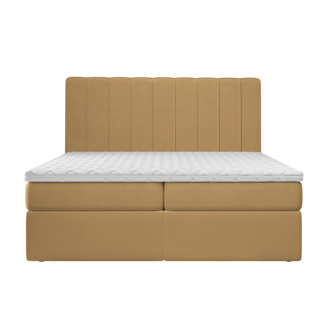 Boxspringbett Bobrow mit Topper und Bettkasten