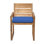 Venice Teak Patio Dining Armchair with Cushion