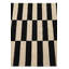 Tapis noir et blanc Newsom