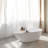 59" X 30.75" Solid Surface Stone Resin Freestanding Soaking Bathtub-101933337