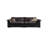 Black Polyester Modular Sofa cushion Loveseat